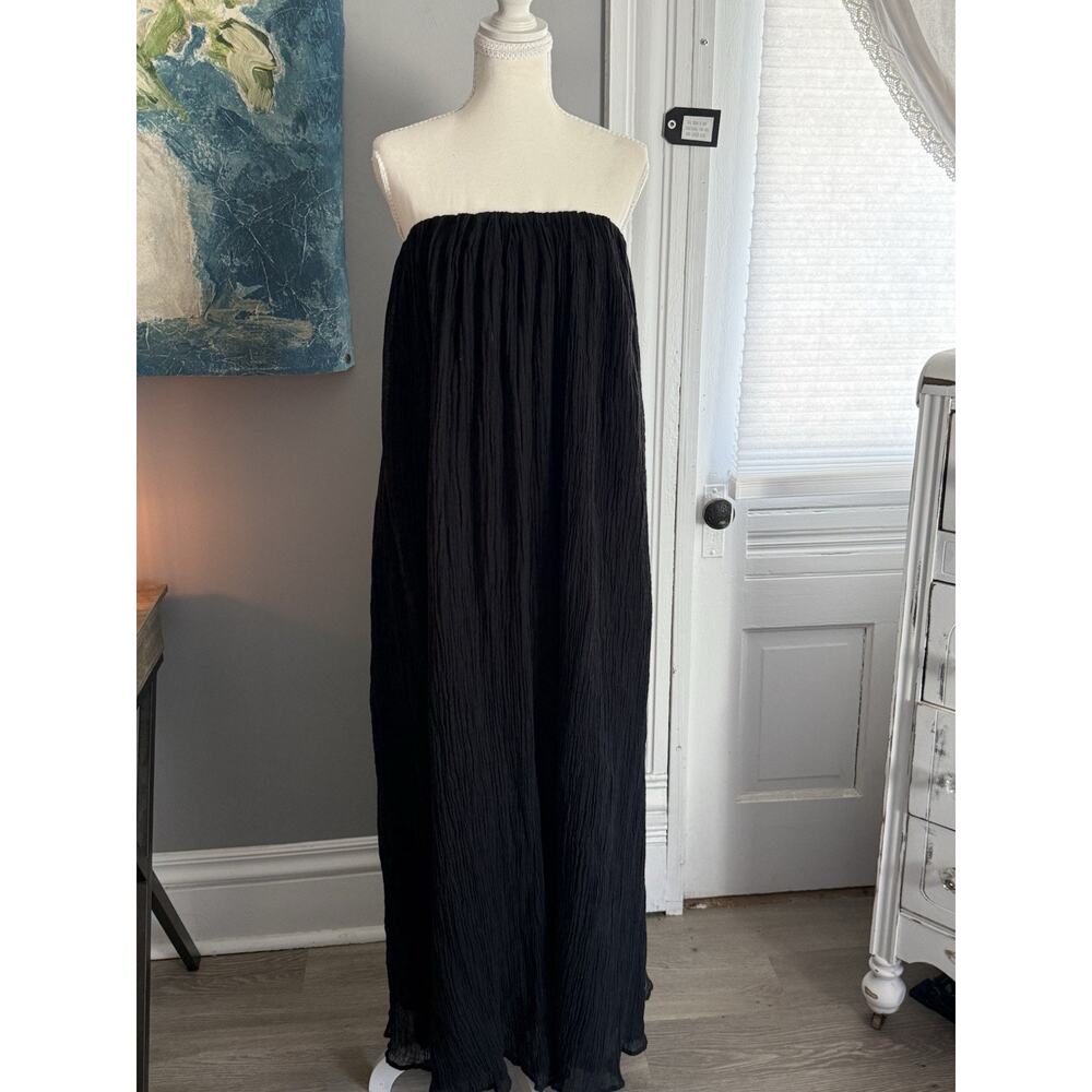 Dissh Shaniya Black Strapless Midi Dress Size US 8 Australian 12